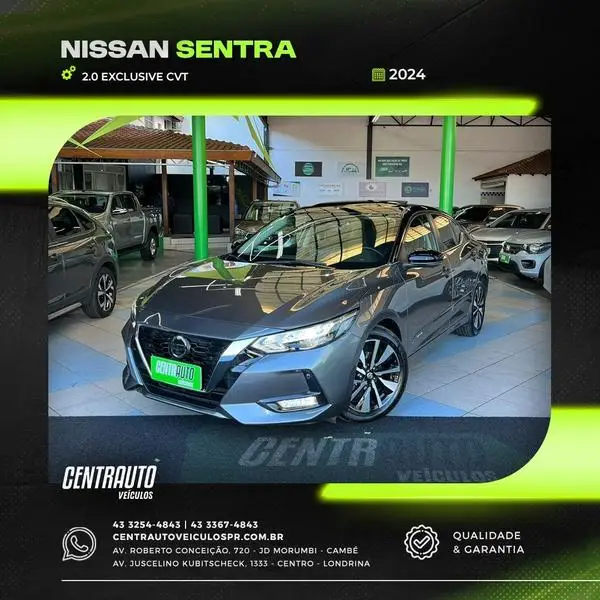 Carro Nissan Sentra 2024 Exclusive 2.0 16V Aut.