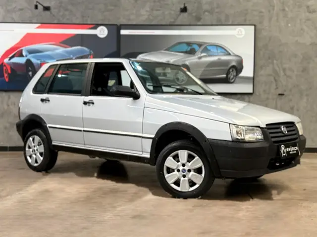Carro Fiat Uno Mille 2007 Fire 1.0 (Flex) 4P