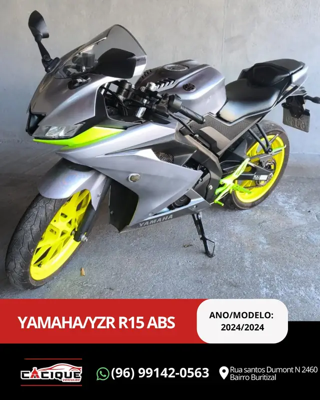 Moto Yamaha YZF R15 2024 ABS