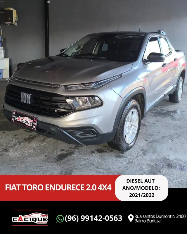 Carro Fiat Toro 2022 2.0 TDI Endurance AT9 4WD