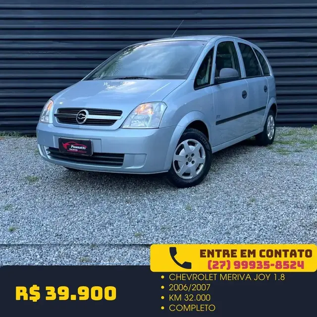 Carro Chevrolet Meriva 2006 Joy 1.8 (Flex)