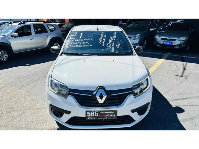 Carro Renault Logan 2021 Life 1.0 12V SCe (Flex)