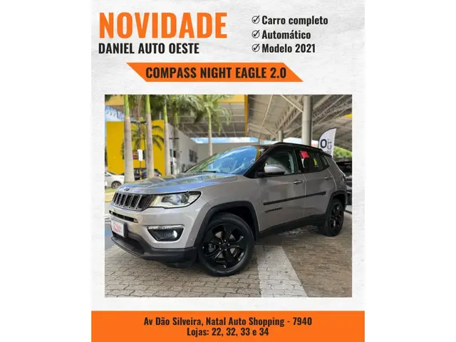 Carro Jeep Compass 2021 2.0 Longitude 4x2 (Aut) (Flex)