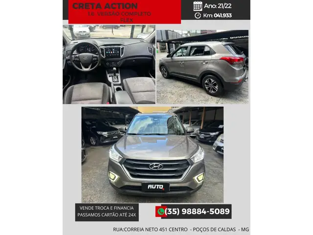 Carro Hyundai Creta 2022 Action 1.6