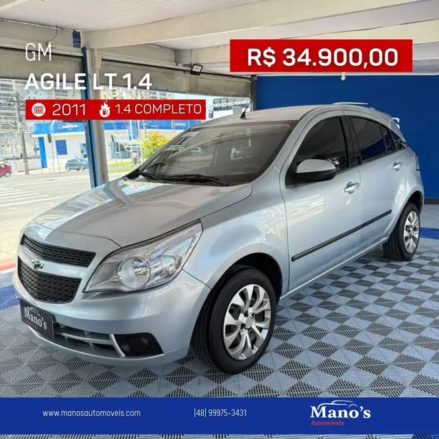 Carro Chevrolet Agile 2011 LT 1.4 8V (Flex)