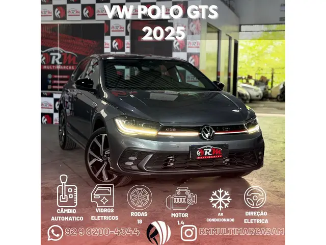 Carro Volkswagen Polo 2025 GTS (Aut) (Flex)