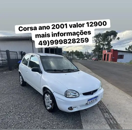 Carro Chevrolet Corsa Hatch 2001 Wind 1.0 MPFi 2p