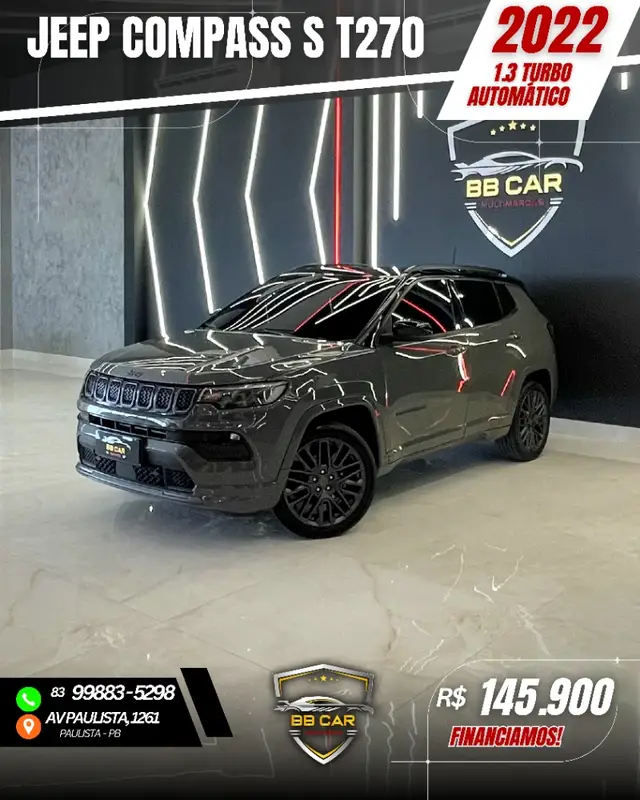 Carro Jeep Compass 2022 Série S 1.3 T270 (Aut) (Flex)