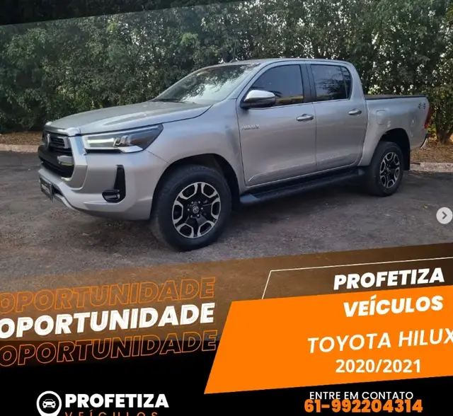 Carro Toyota Hilux Cabine Dupla 2021 SRX 2.8 TDI CD 4x4 (Aut)
