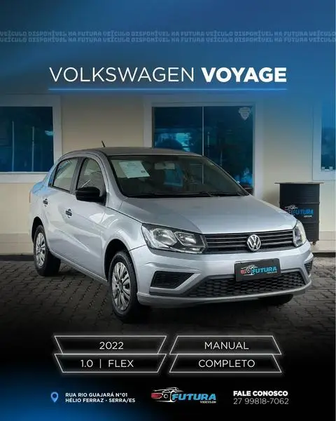 Carro Volkswagen Voyage 2022 1.0 MPI (Flex)