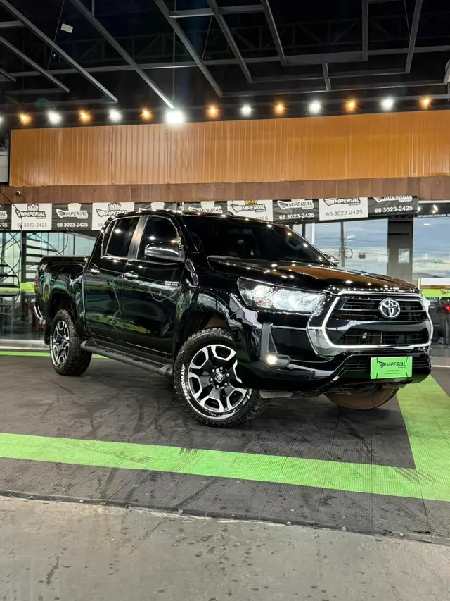 Carro Toyota Hilux Cabine Dupla 2021 SRV 2.7 CD 4x4 (Flex) (Aut)