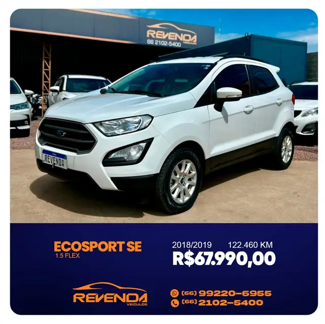 Carro Ford EcoSport 2019 SE 1.5 (Flex)
