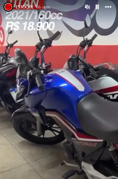 Moto Honda CG 160 2021 Titan