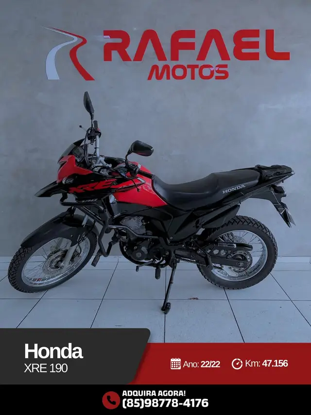 Moto Honda XRE 190 2022 (ABS) (Flex)