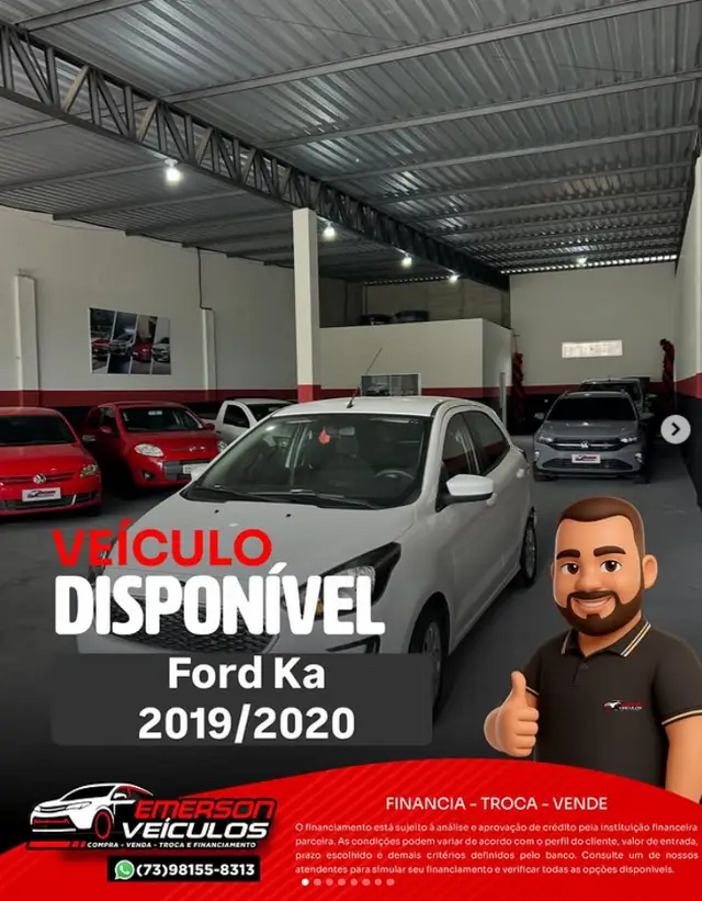 Carro Ford Ka 2020 1.0 S (Flex)