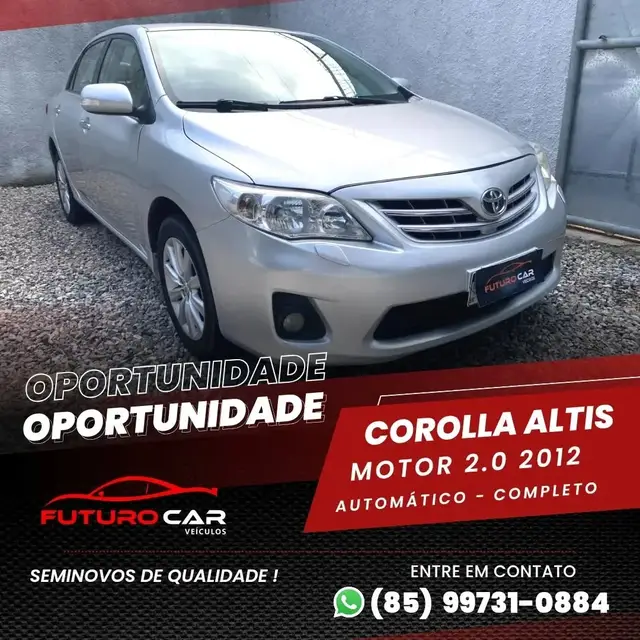 Carro Toyota Corolla 2012 Sedan 1.8 Dual VVT-i GLI (flex)