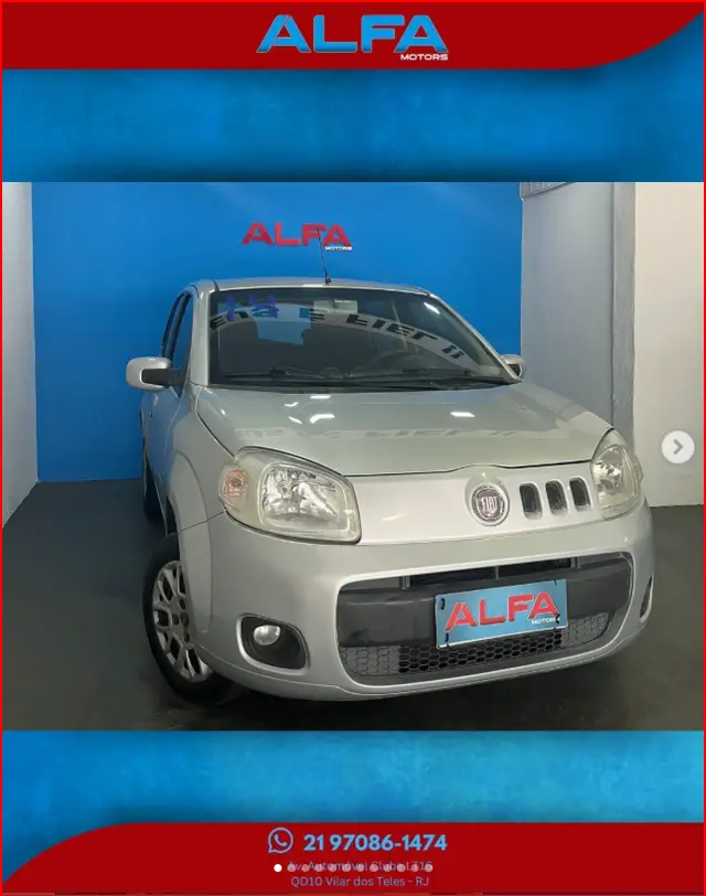 Carro Fiat Uno 2014 Vivace 1.0 8V (Flex) 4p