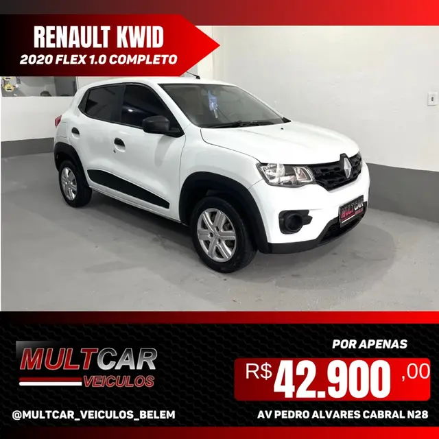Carro Renault Kwid 2020 Zen 1.0 12v SCe (Flex)