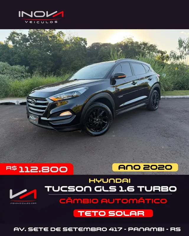 Carro Hyundai Tucson 2020 GLS 1.6 T-GDI (Aut)