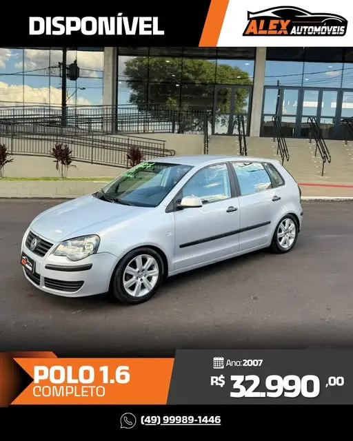 Carro Volkswagen Polo 2007 Hatch. 1.6 8V (Flex)