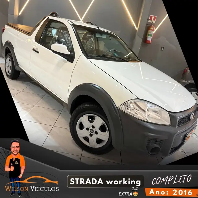 Carro Fiat Strada 2016 Working Celeb.1.4 Fire Flex 8V CD