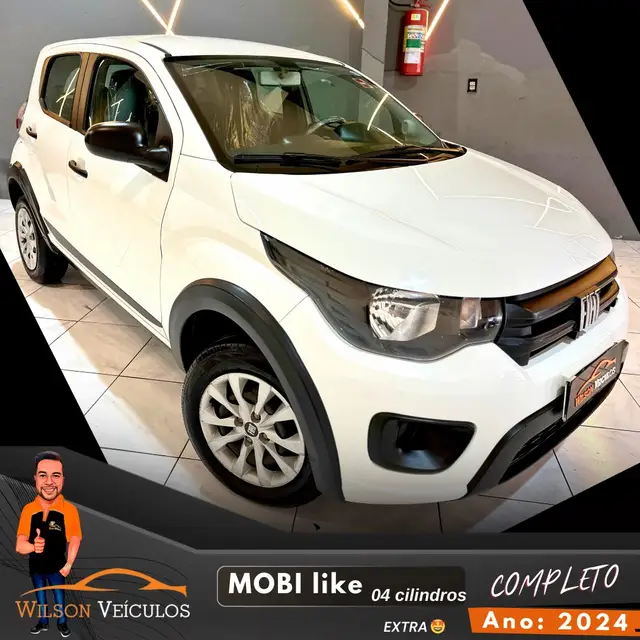Carro Fiat Mobi 2024 Like 1.0