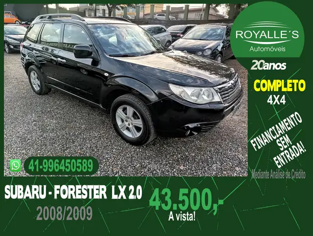 Carro Subaru Forester 2009 LX 4x4 2.0 16V