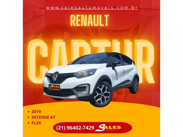 Carro Renault Captur 2019 Intense 1.6 16v SCe CVT (Flex)