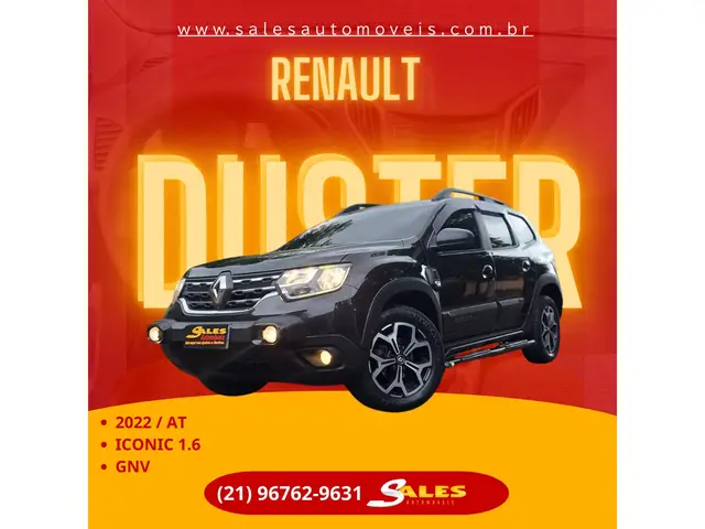 Carro Renault Duster 2022 Iconic 1.6 16V (Flex) CVT