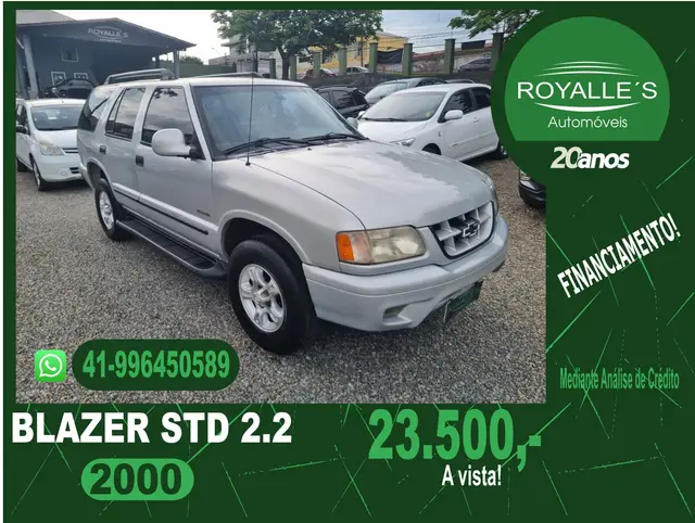 Carro Chevrolet Blazer 2000 4x2 2.2 MPFi