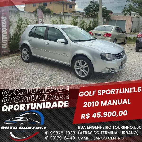 Carro Volkswagen Golf 2010 Sportline 1.6 (Flex)