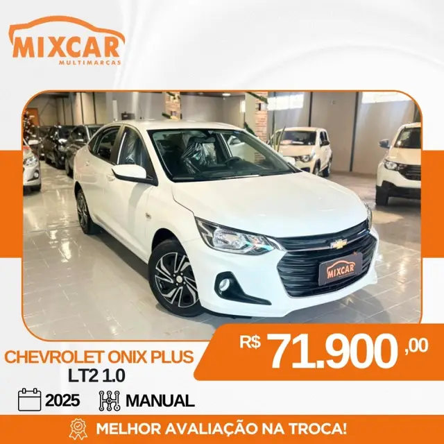 Carro Chevrolet Onix 2025 LT 1.0