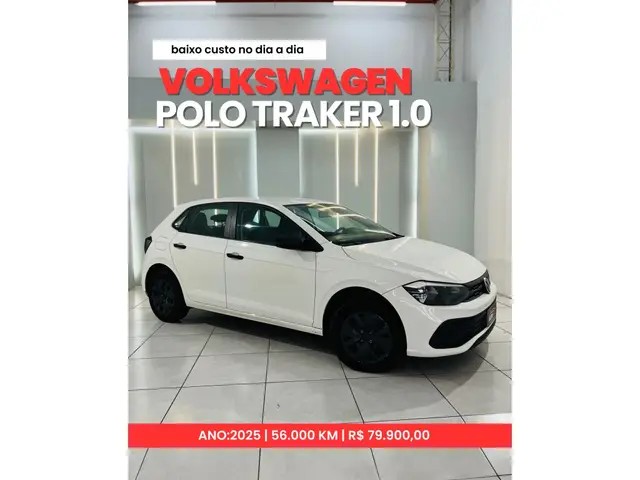 Carro Volkswagen Polo 2025 Track 1.0 Flex 12V 5p