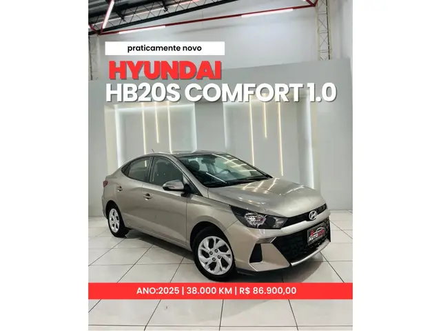 Carro Hyundai HB20S 2025 Comfort 1.0 (Flex)