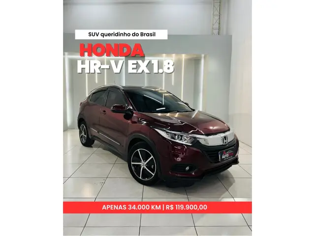 Carro Honda HR-V 2021 EX CVT 1.8 I-VTEC FlexOne