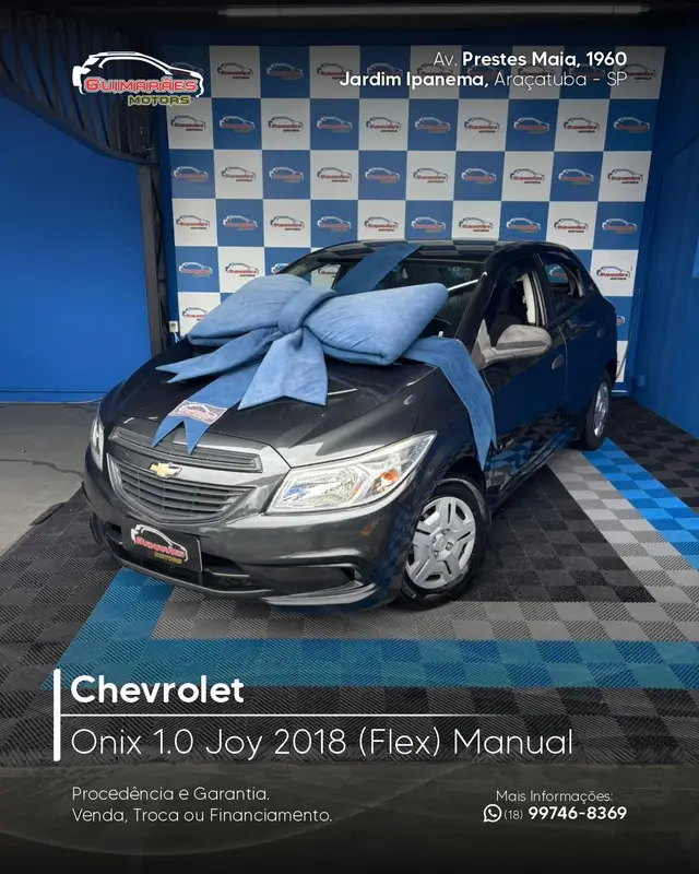 Carro Chevrolet Onix 2018 1.0 Joy SPE/4
