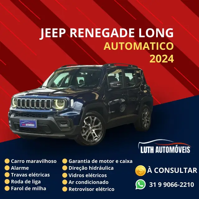 Carro Jeep Renegade 2024 Longitude T270 1.3 Turbo 4x2