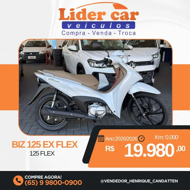 Moto Honda Biz 125 2026 i Flex