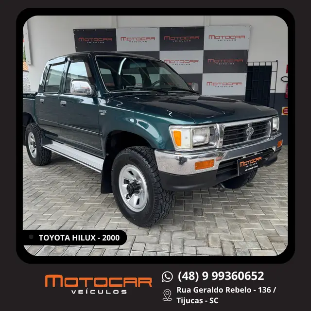 Carro Toyota Hilux Cabine Dupla 2000 Hilux SR5 4x4 2.8 (cab. dupla)
