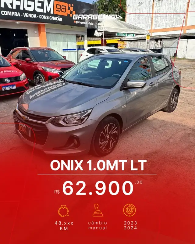 Carro Chevrolet Onix 2024 LT 1.0