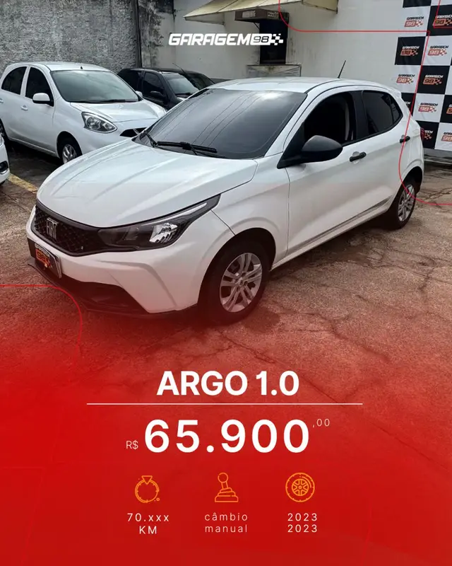 Carro Fiat Argo 2023 1.0 (Flex)
