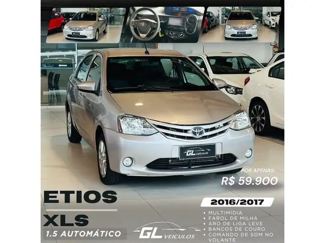 Carro Toyota Etios 2017 XLS 1.5 (Aut) (Flex)