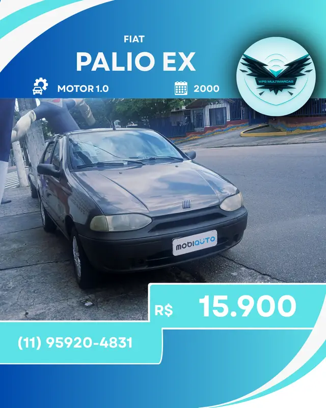 Carro Fiat Palio 2000 EX 1.0 8V Fire 4p