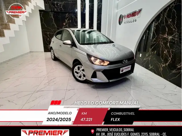 Carro Hyundai HB20 2025 Comfort 1.0 (Flex)