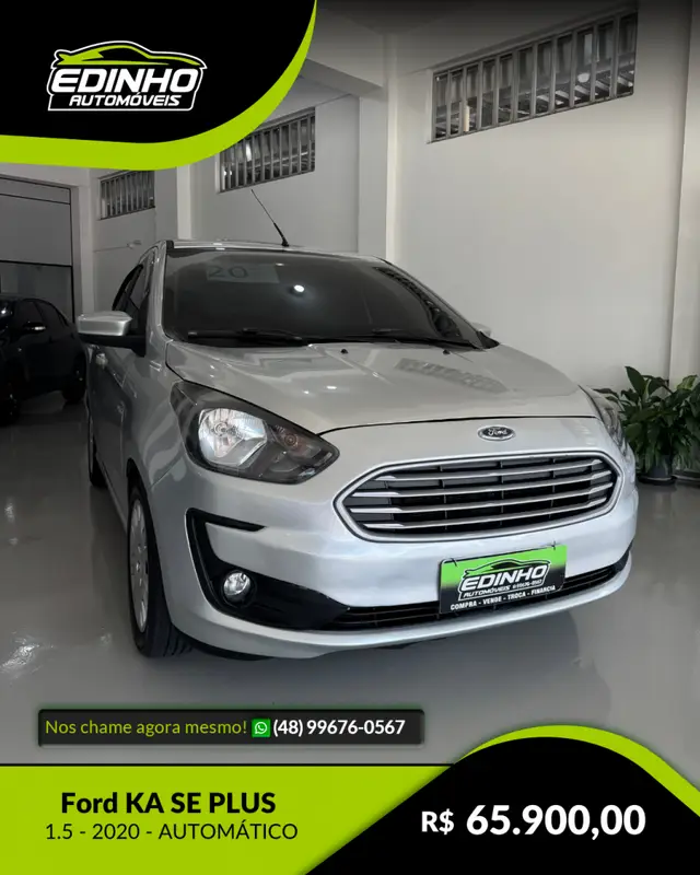 Carro Ford Ka 2020 1.5 SE Plus (Aut) (Flex)
