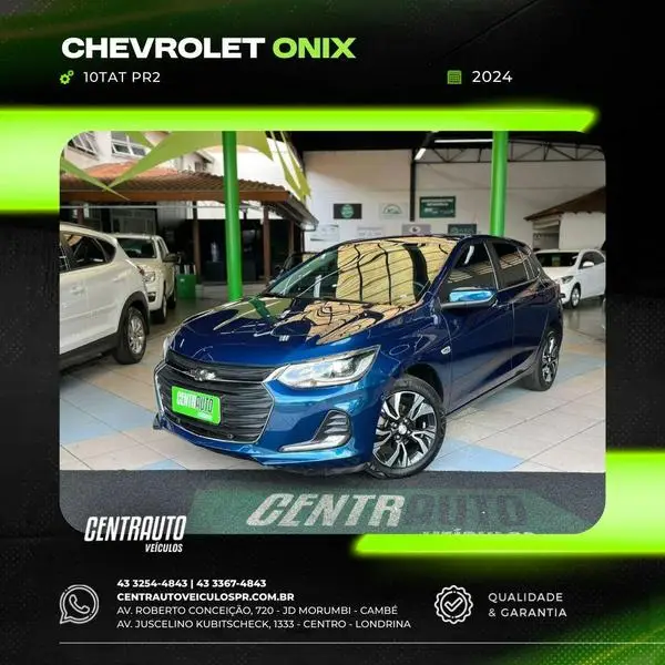 Carro Chevrolet Onix 2024 Premier 1.0 Turbo (Aut.)