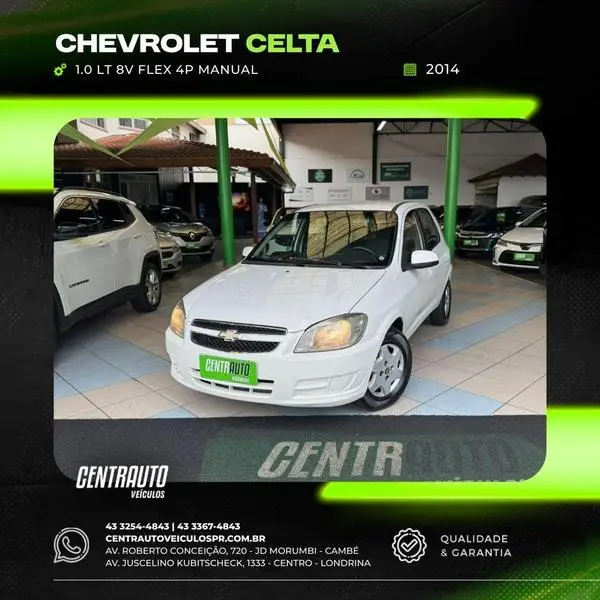Carro Chevrolet Celta 2014 Advantage 1.0 (Flex)