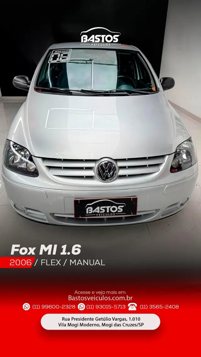 Carro Volkswagen Fox 2006 Plus 1.6 8V (Flex)