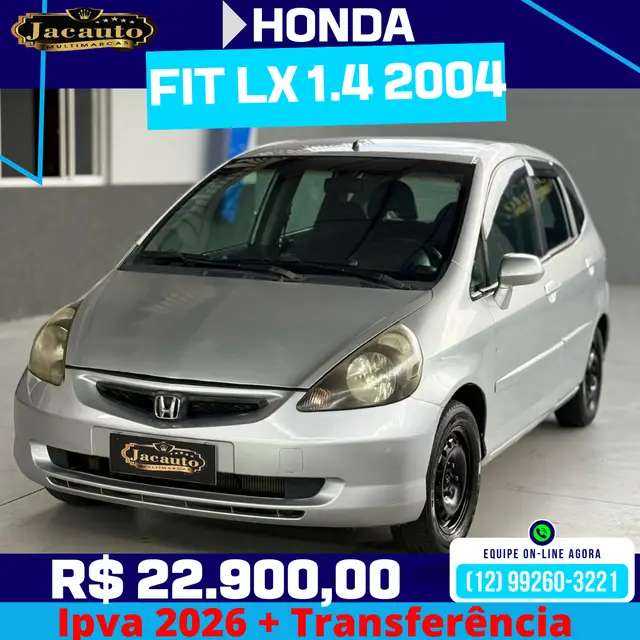 Carro Honda Fit 2004 LXL 1.4