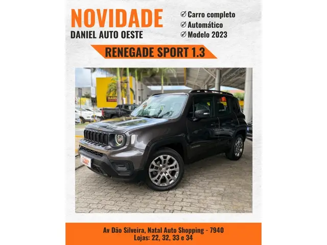 Carro Jeep Renegade 2023 Sport T270 1.3 Turbo 4x2